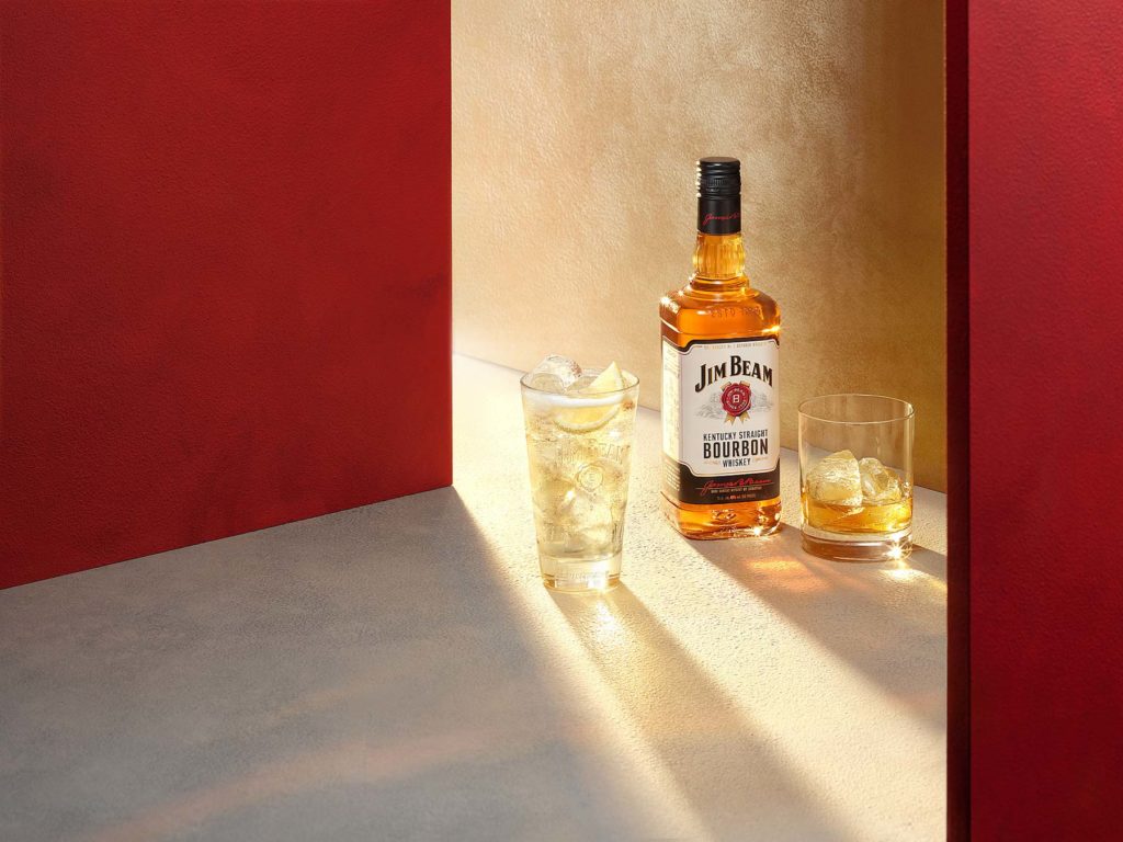 Jim Beam White with short and long serves