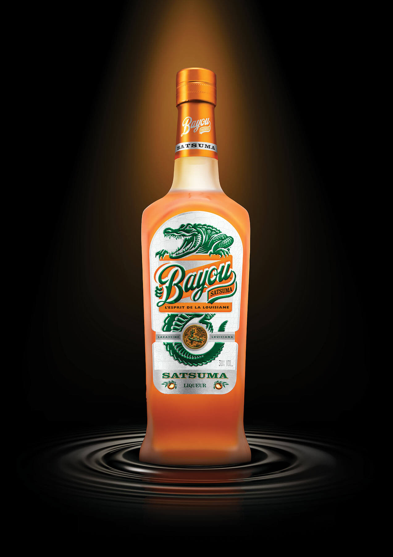 Advertising photography for Bayou liqueur by London drinks photographer Warren Ryley