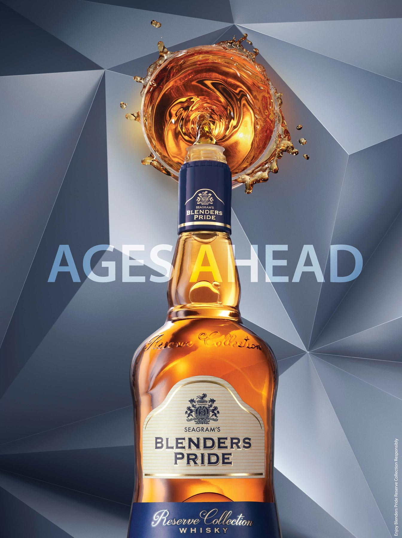 Blenders Pride Whisky pour by London drinks photographer Warren Ryley