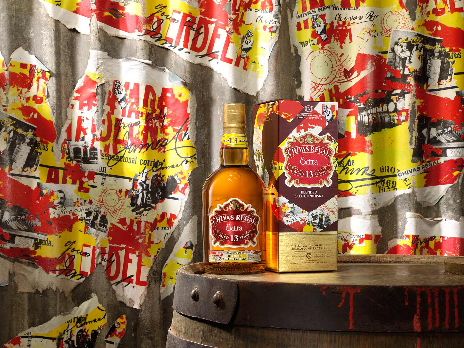 Premium whisky photography created in London studio