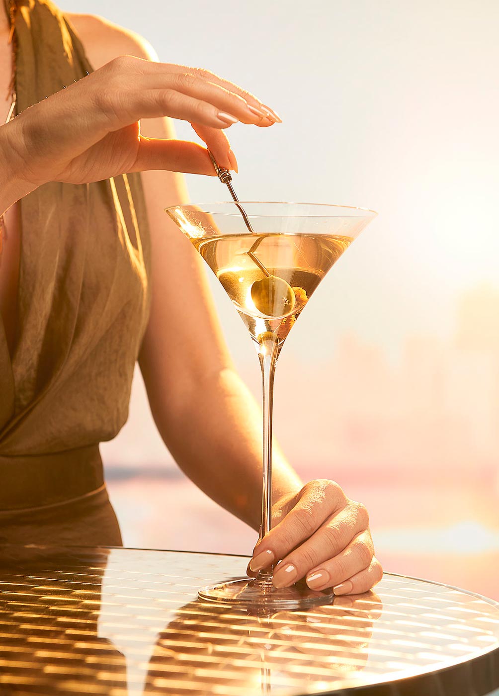 Summer cocktails shot in London photography studio