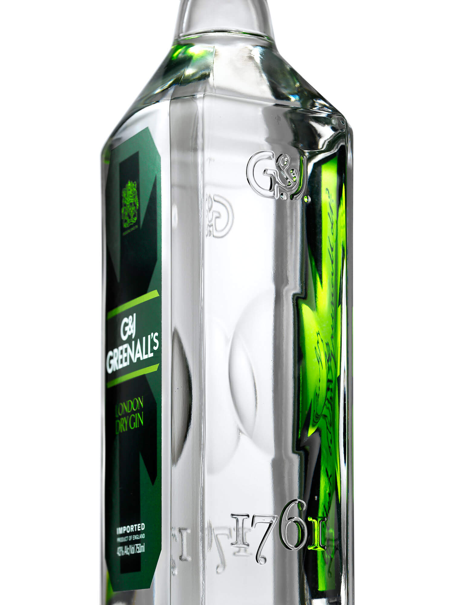 Greenalls gin shot in London photography studio by drinks photographer Warren Ryley