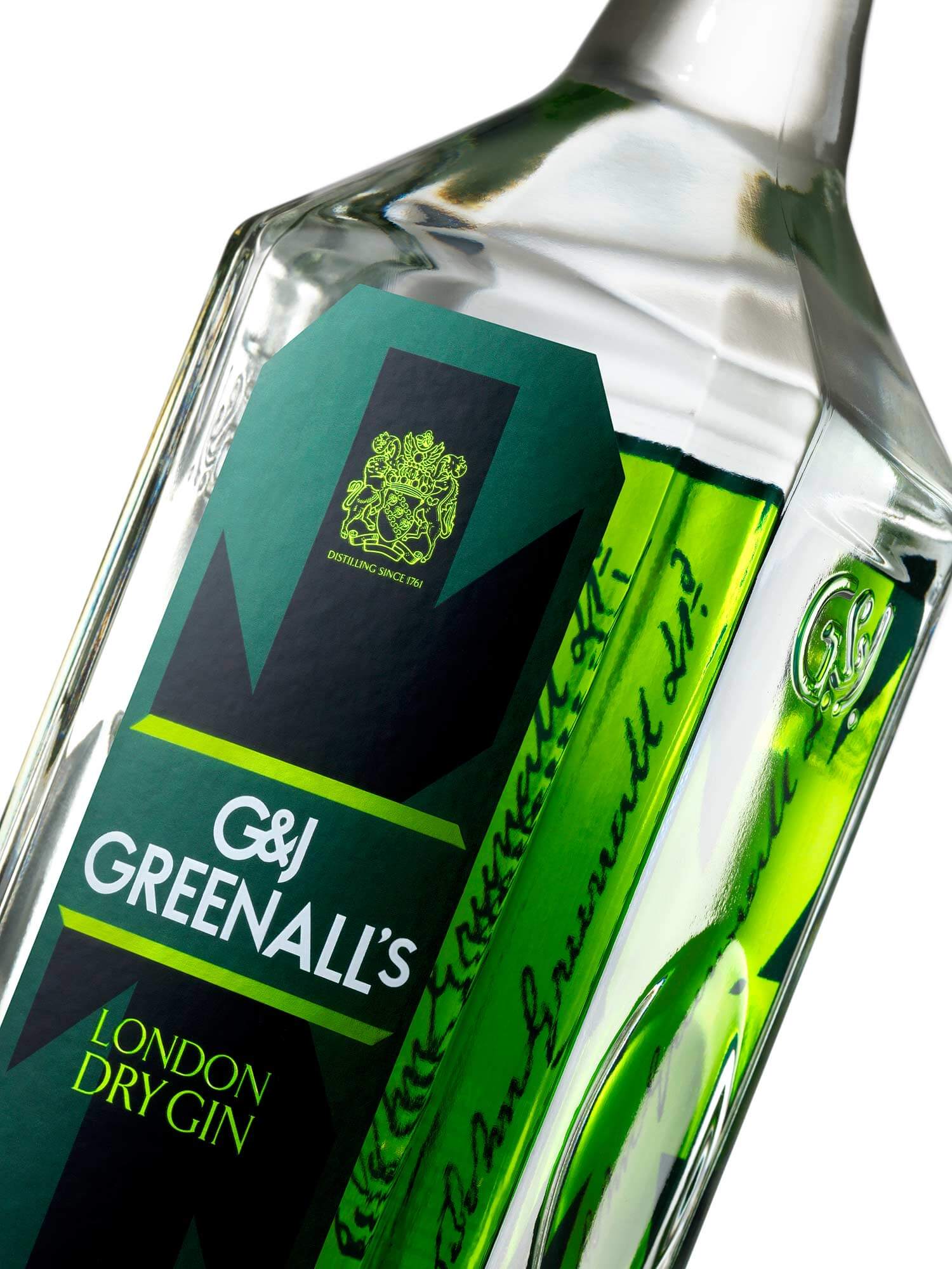 Greenalls gin shot in London photography studio by drinks photographer Warren Ryley