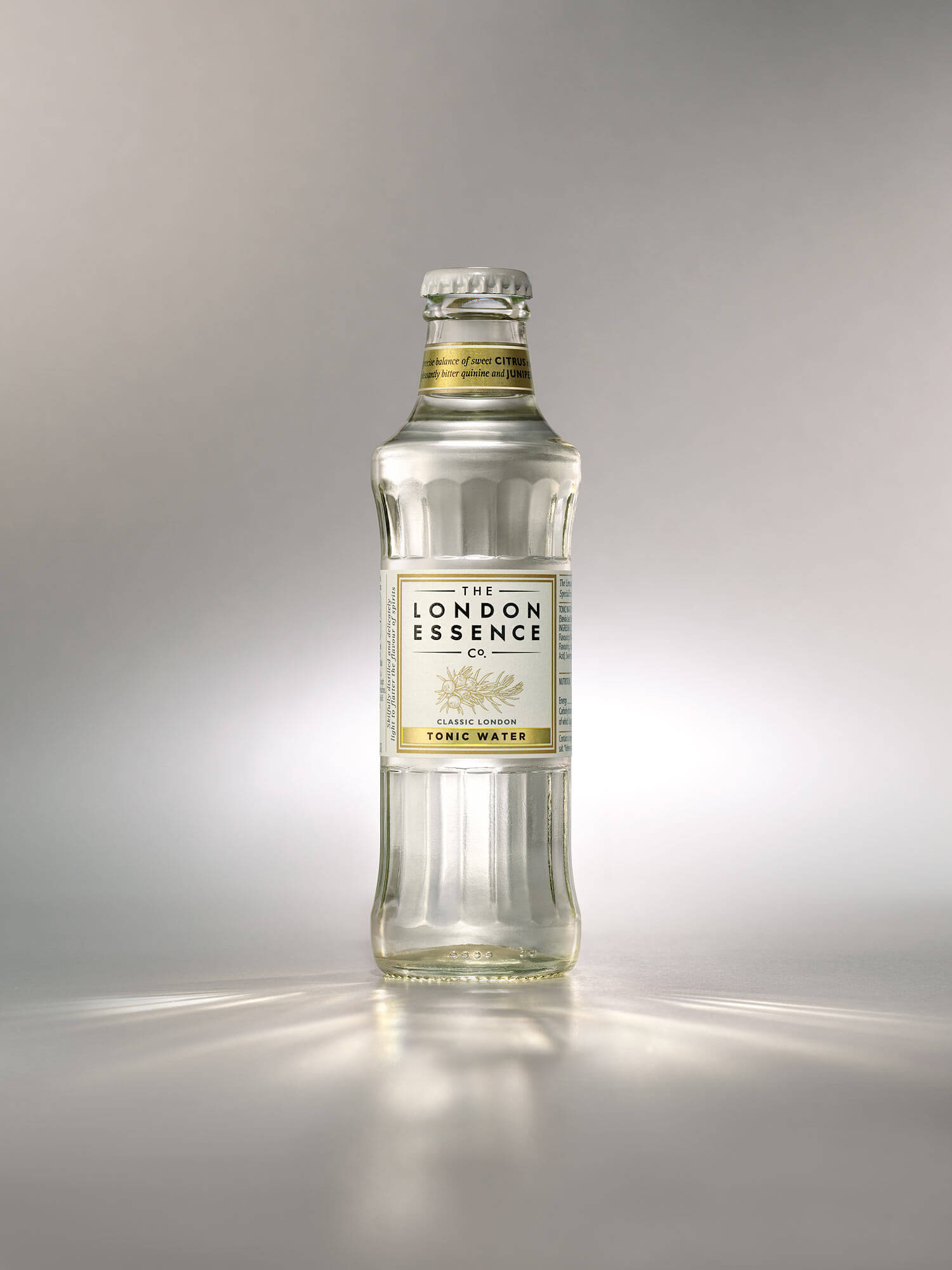 London Essence Company tonic bottle by London based drinks photographer Warren Ryley
