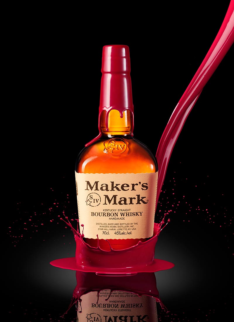 Makers Mark Whiskey advertising photography by London based photographer Warren Ryley