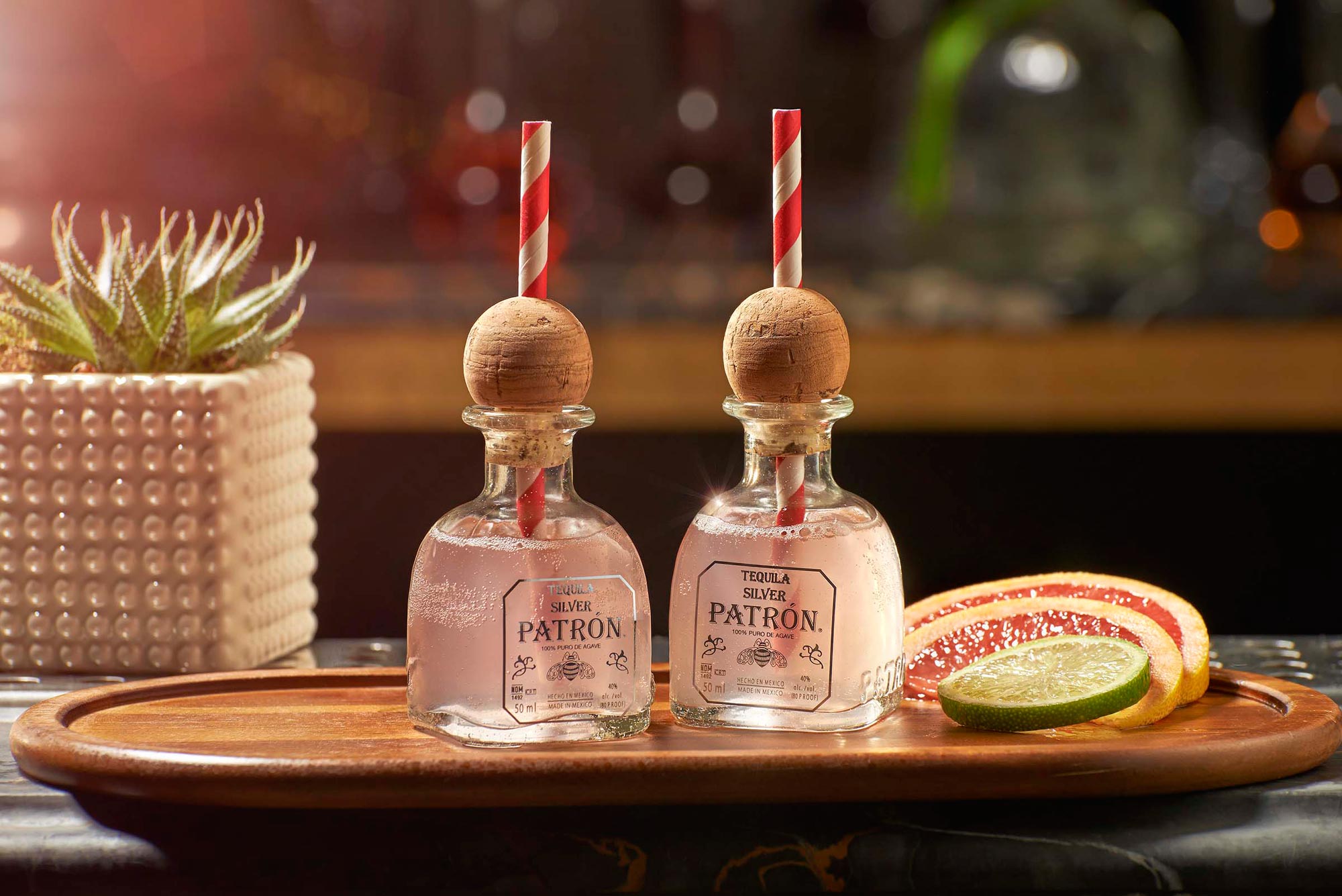 Patron Tequila advertising photography shot on location in London by drinks photographer Warren Ryley