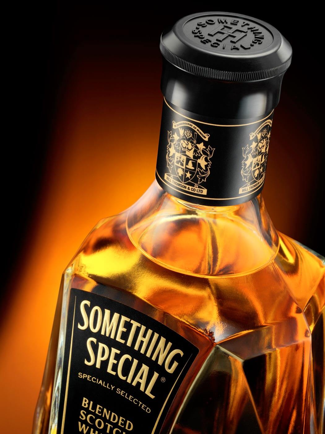 Something Special whisky bottle photography created in London studio by drinks photographer Warren Ryley